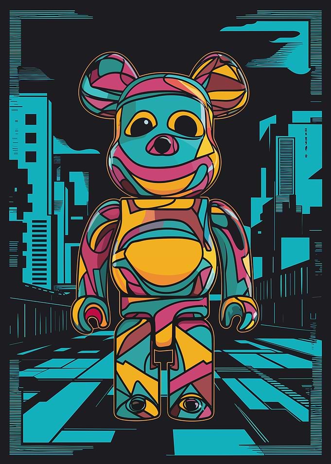 Bearbrick pop art