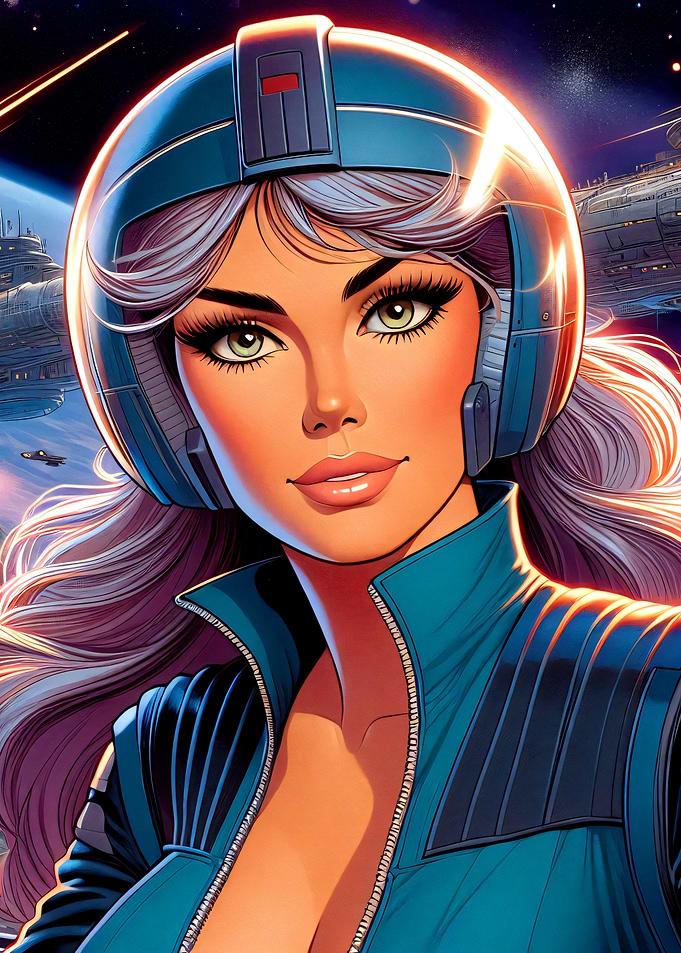 Beautiful Scifi Trooper