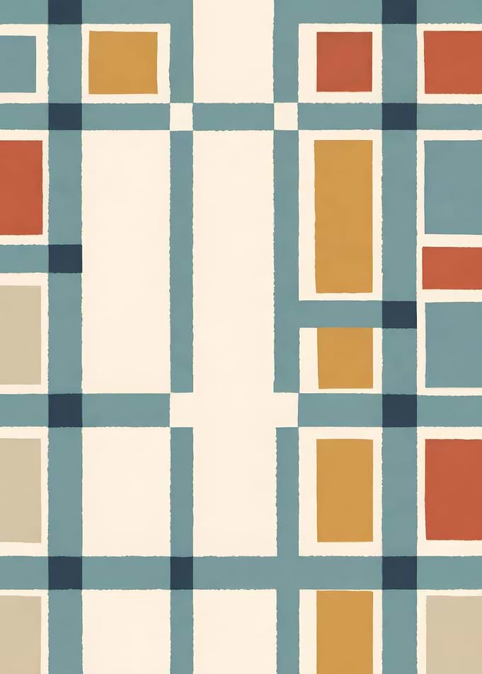 Gingham Blue Design