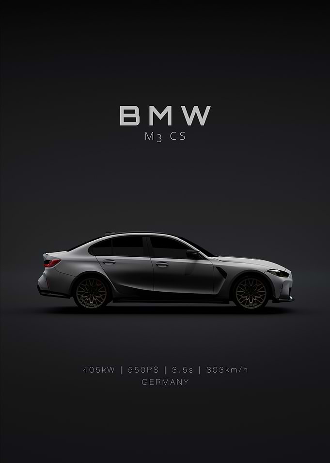 BMW M3 CS 2023 Grey