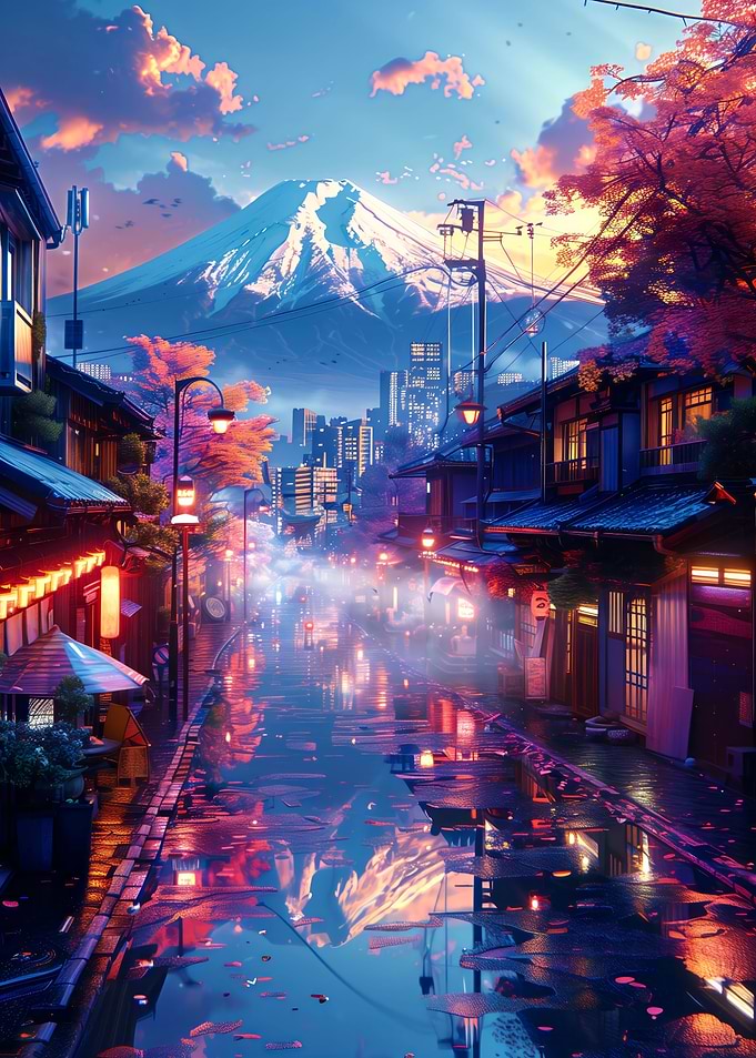Tokyo serenity peaceful
