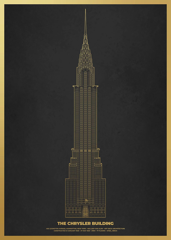 Chrysler Building Gold