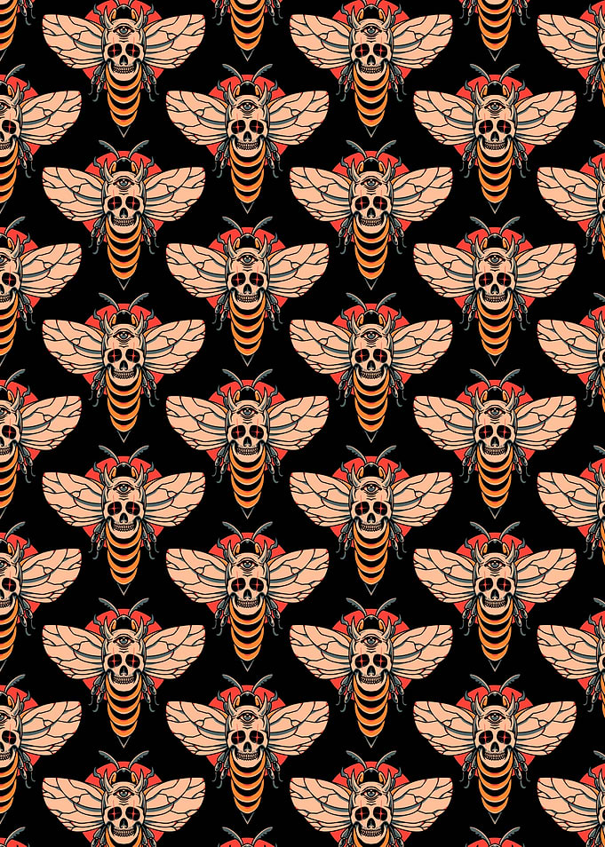 devil bee tattoo