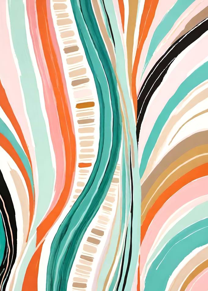 Trendy Abstract Print