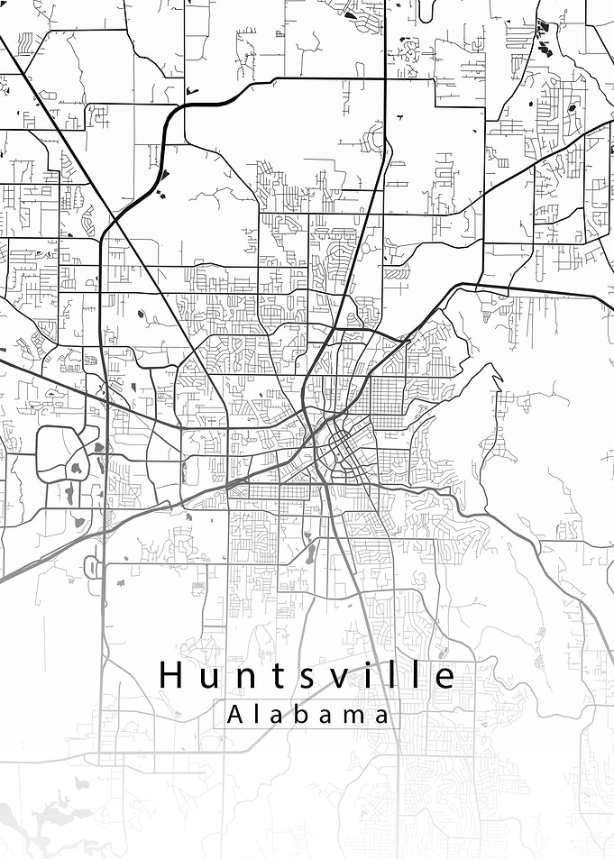 Huntsville Alabama Map
