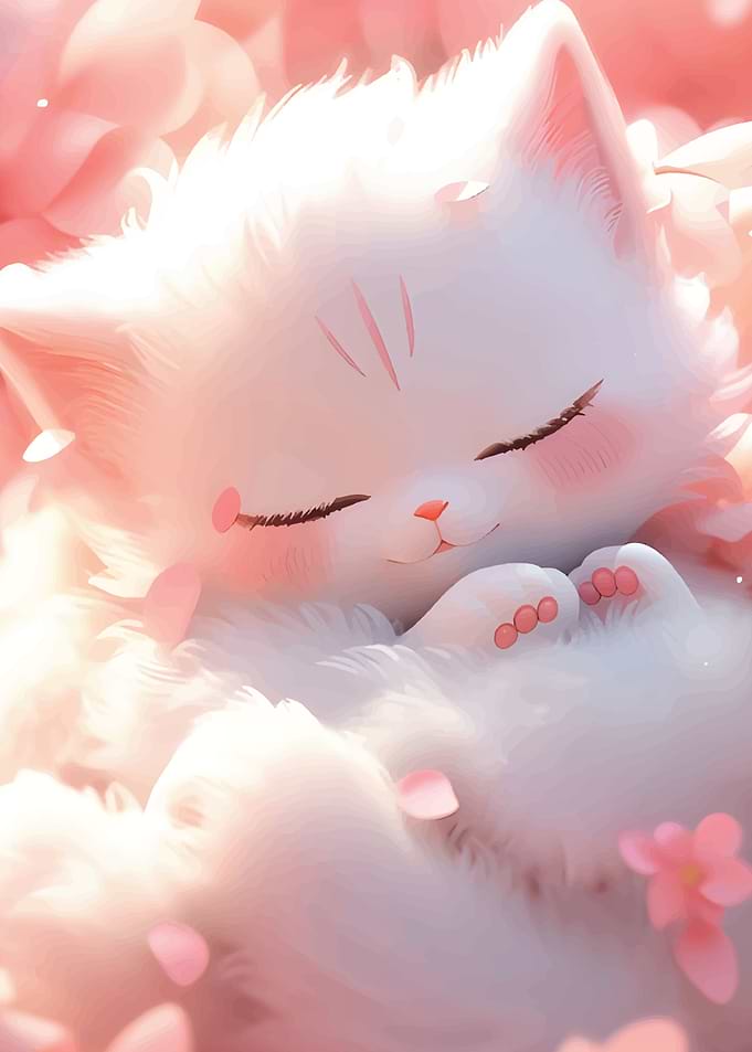 Dreaming Baby Kitsune