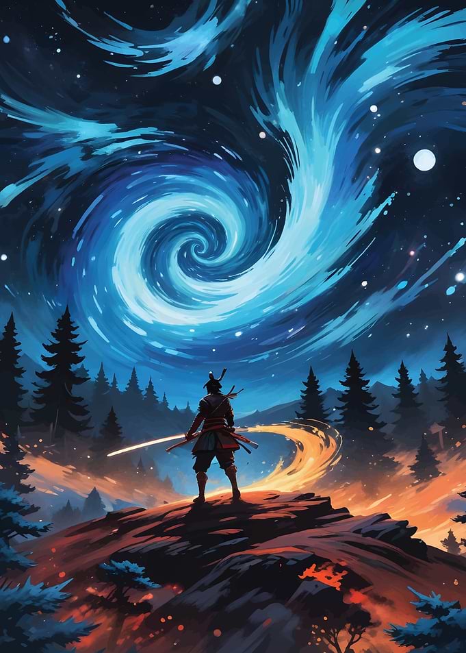 Samurai Starry Night