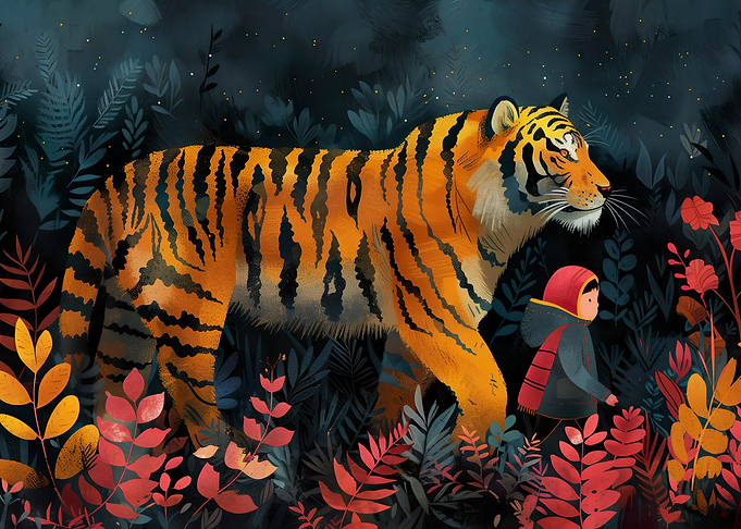 Nightly Stroll With Tiger