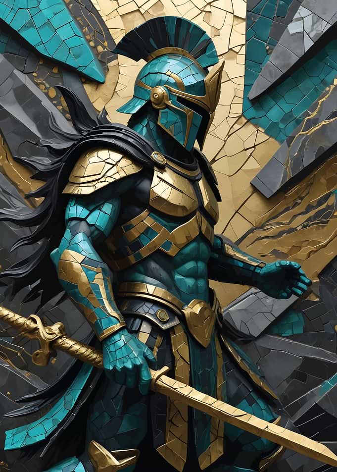 Abstract Paladin Warrior