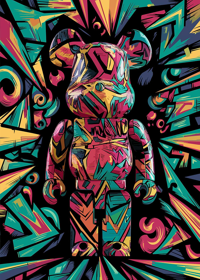 Abstract Bearbrick