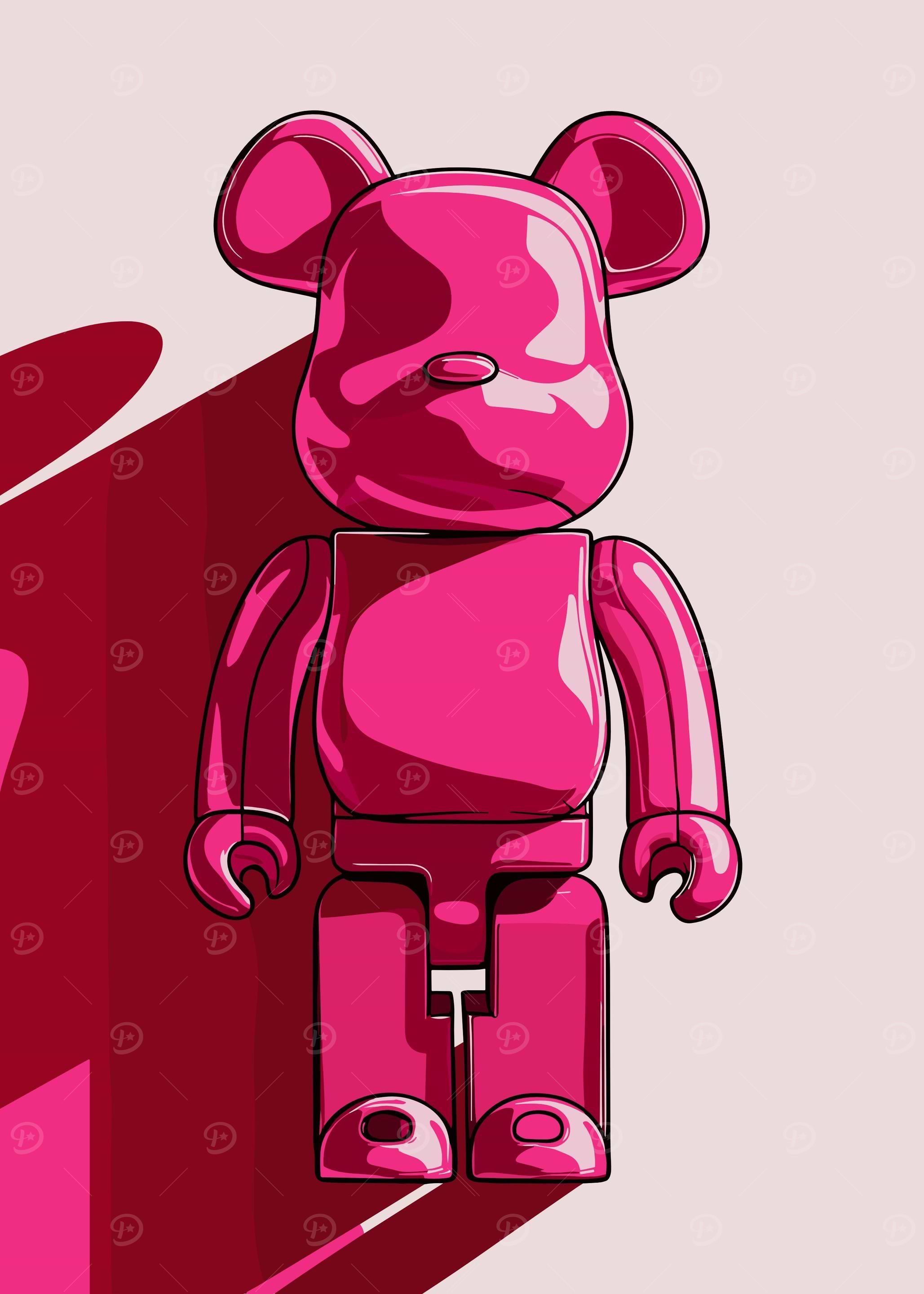Pink bearbrick