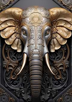 Metallic Elephant