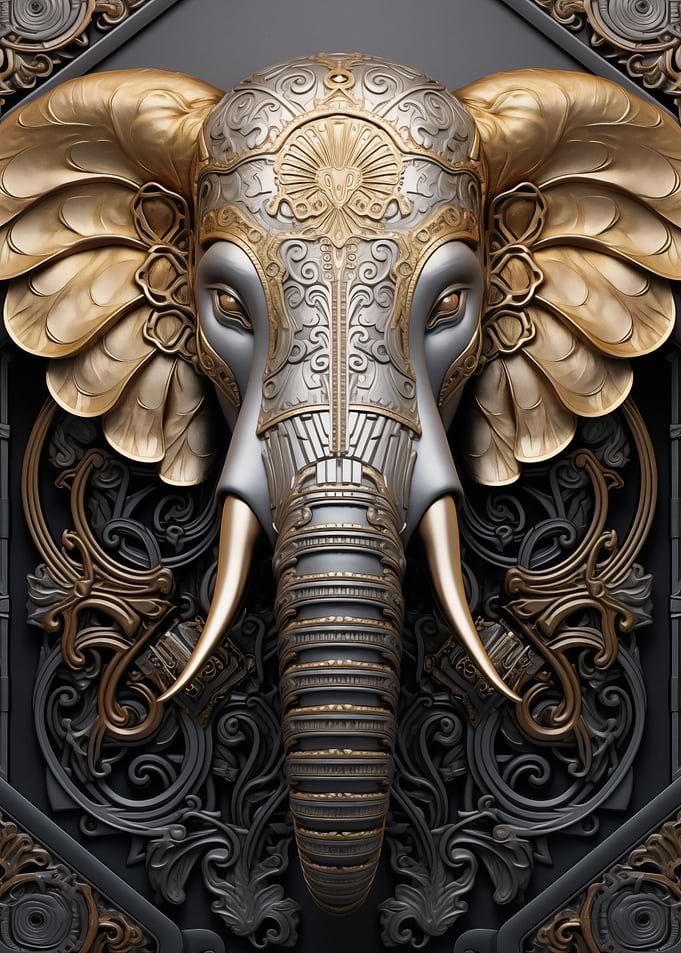 Metallic Elephant