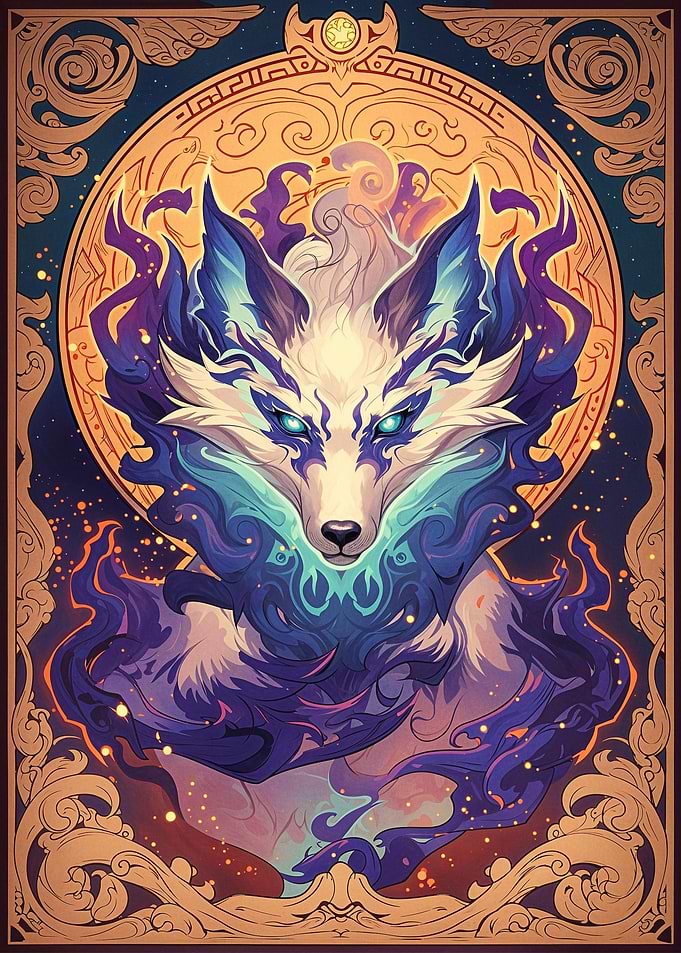 Kitsune Magic Card