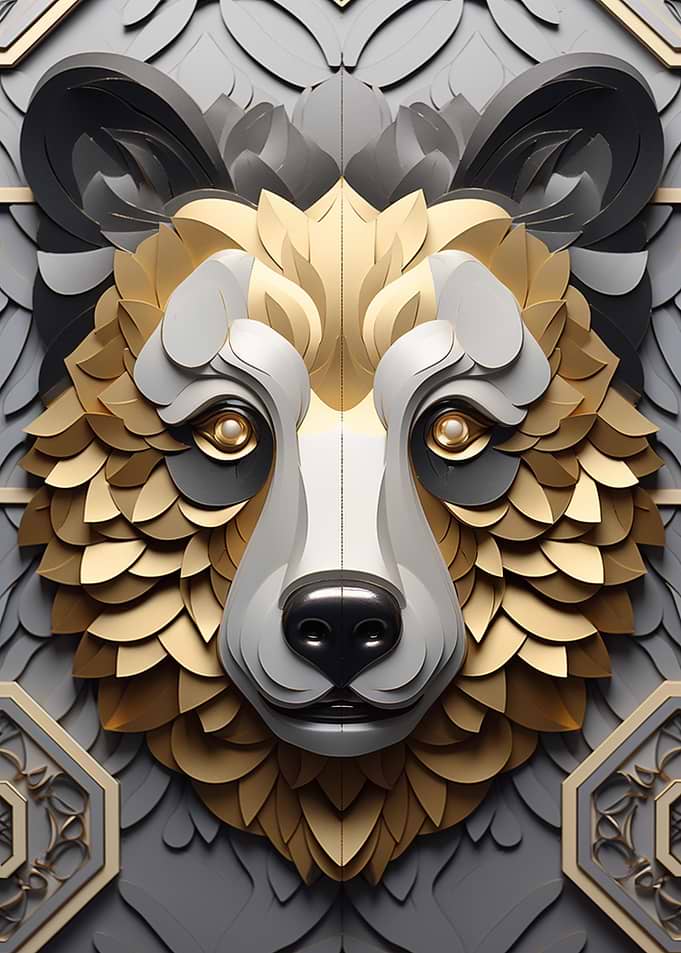 Cute Metal Bear