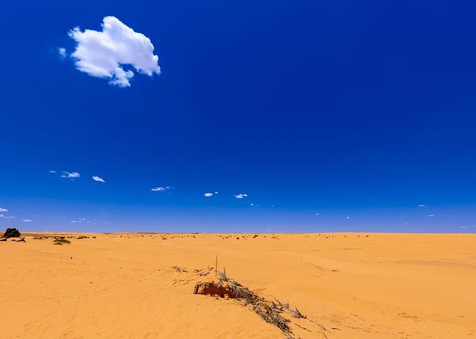 Sahara desert in Tunisia