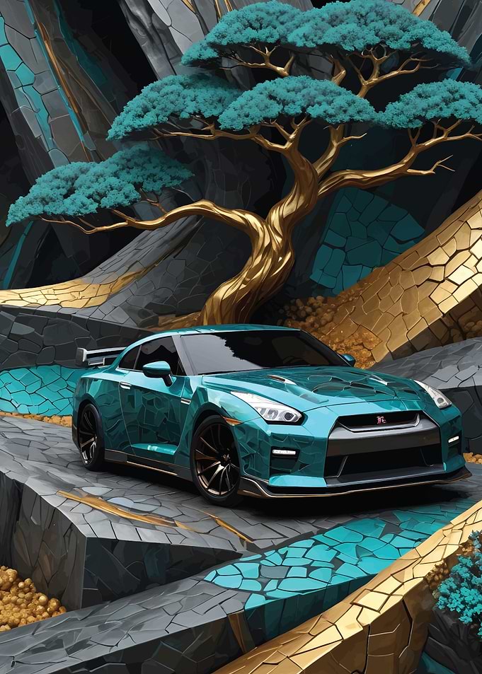 Nissan GTR R35 Kintsugi