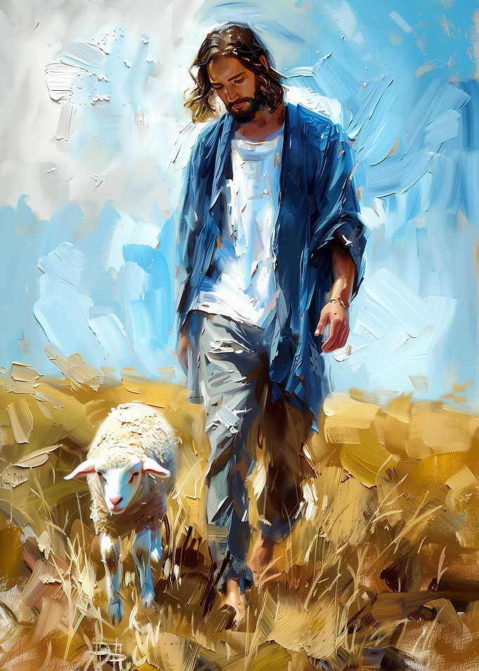 Modern Jesus Lamb