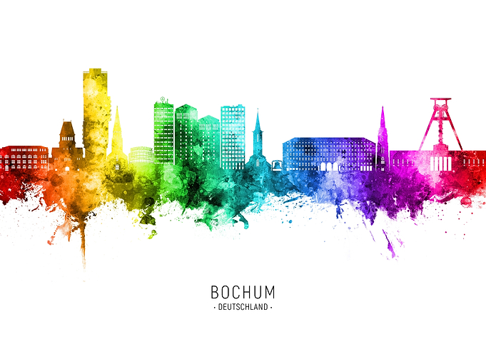 Bochum Skyline Deutschland