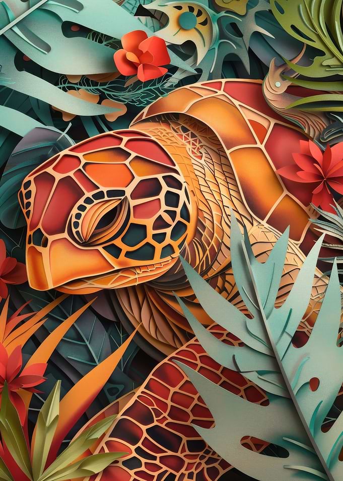 Turtle Paper Craft