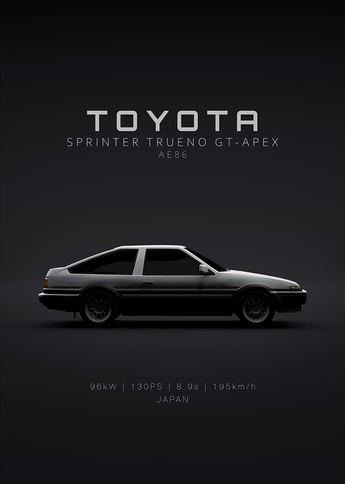 Toyota AE86 Sprinter Truen