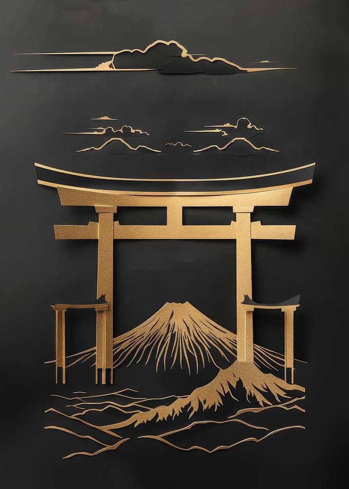 Gold Japan Gate