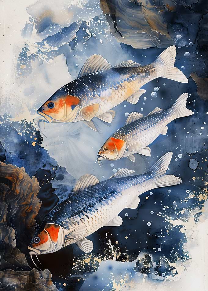 Animals fish art