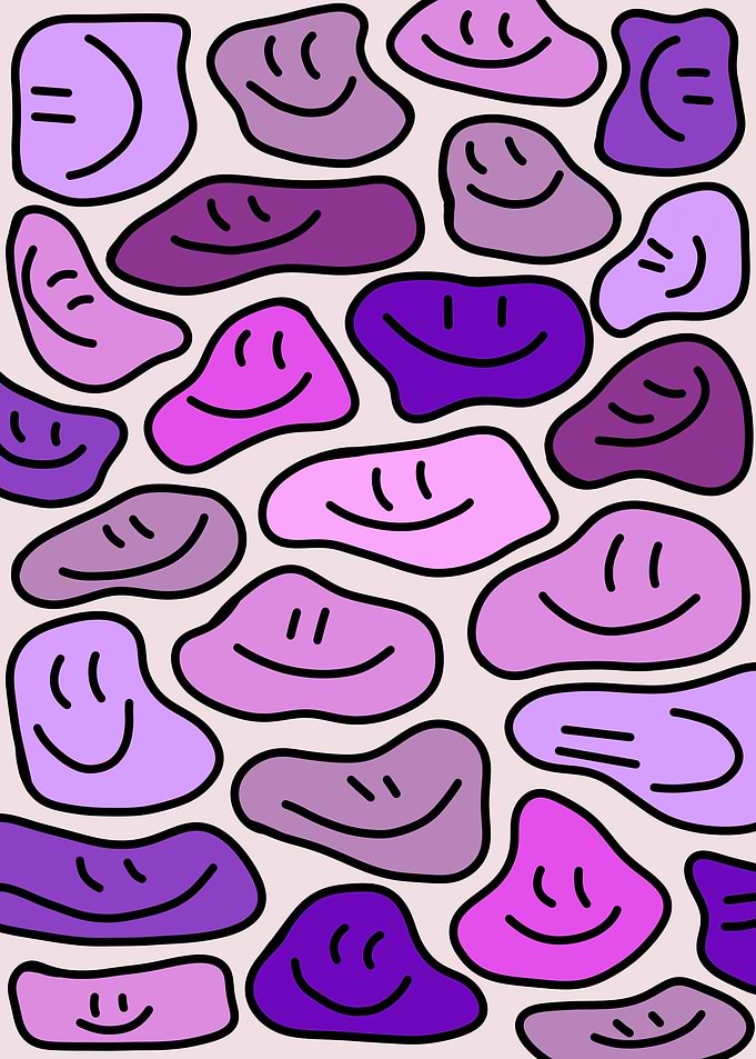 Purple Smiley