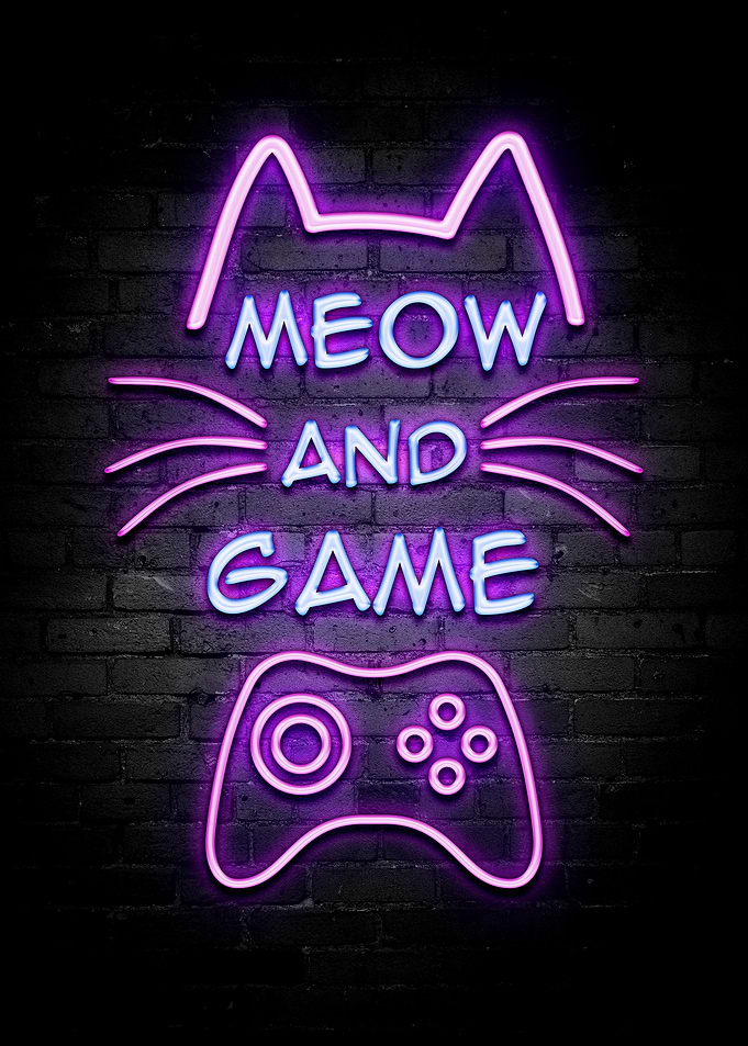 Gaming and cats
