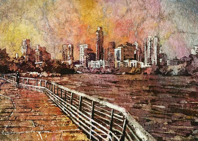 Austin TX skyline art