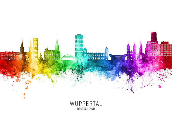 Wuppertal Skyline Germany