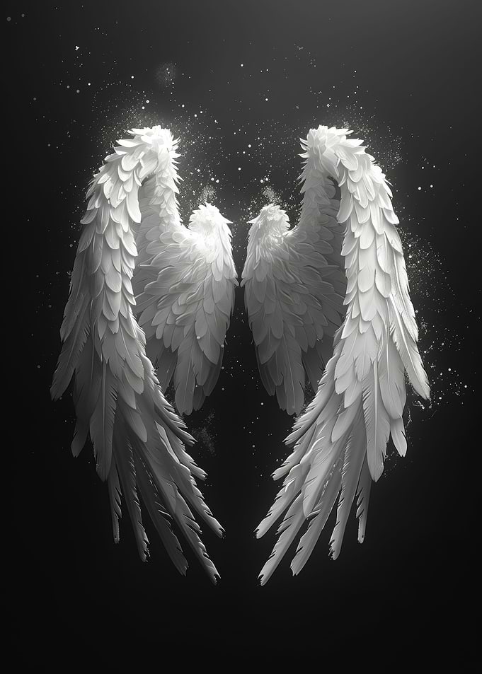 White Angel Wings