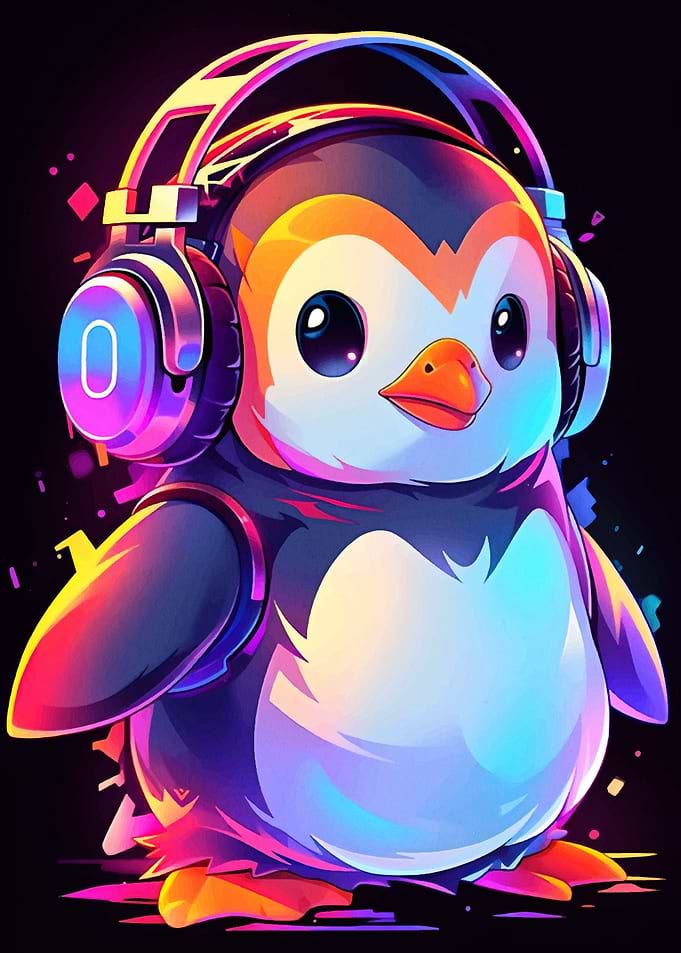 penguin headphone