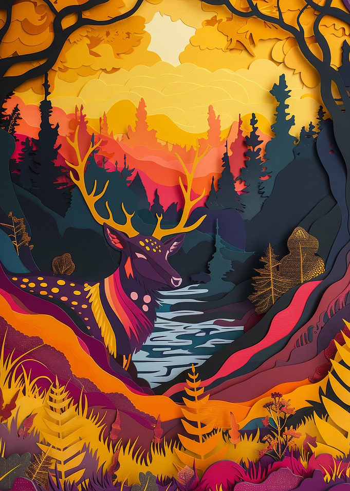 Deer Paper Craft
