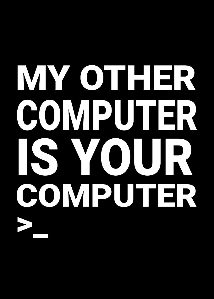 My other pc is your pc