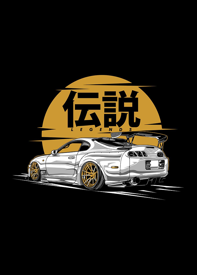 sunset car
