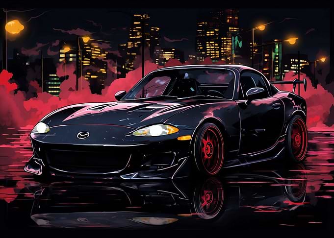 car Mazda Roadster Cou