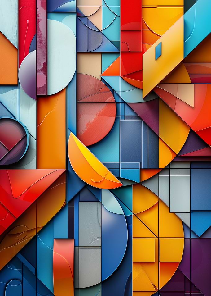 3d Geometric Abstract Art