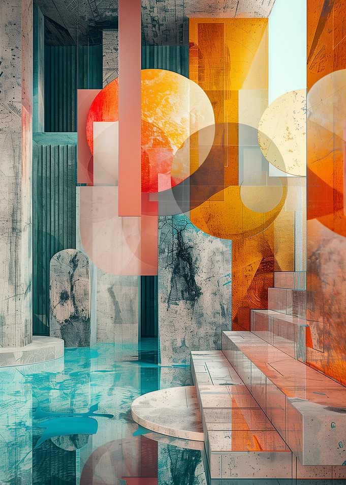 3d Geometric Abstract Art