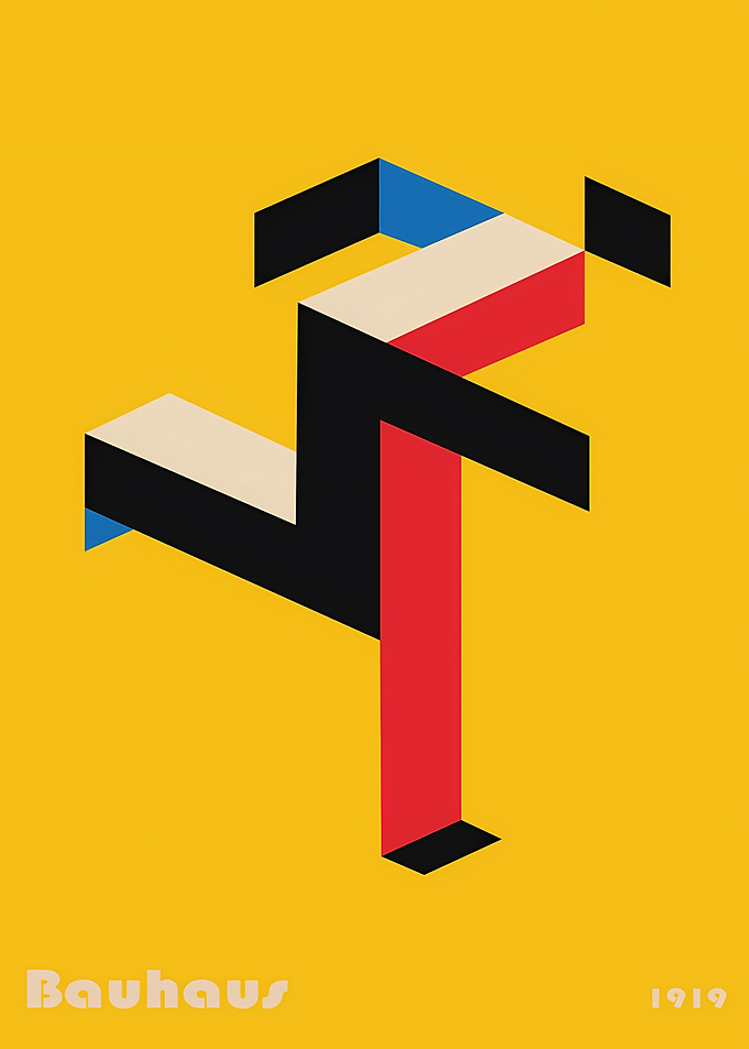 Bauhaus Running Man