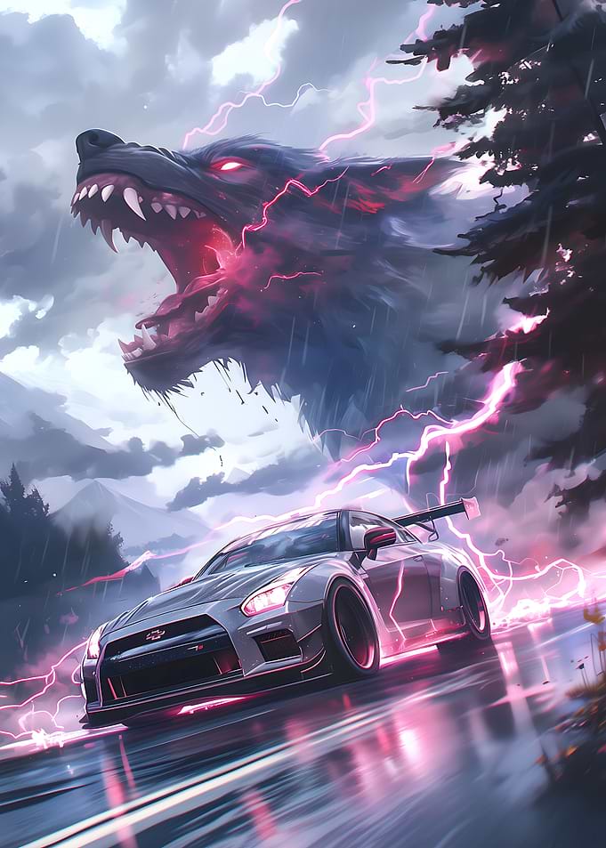 Futuristic Monsters Car