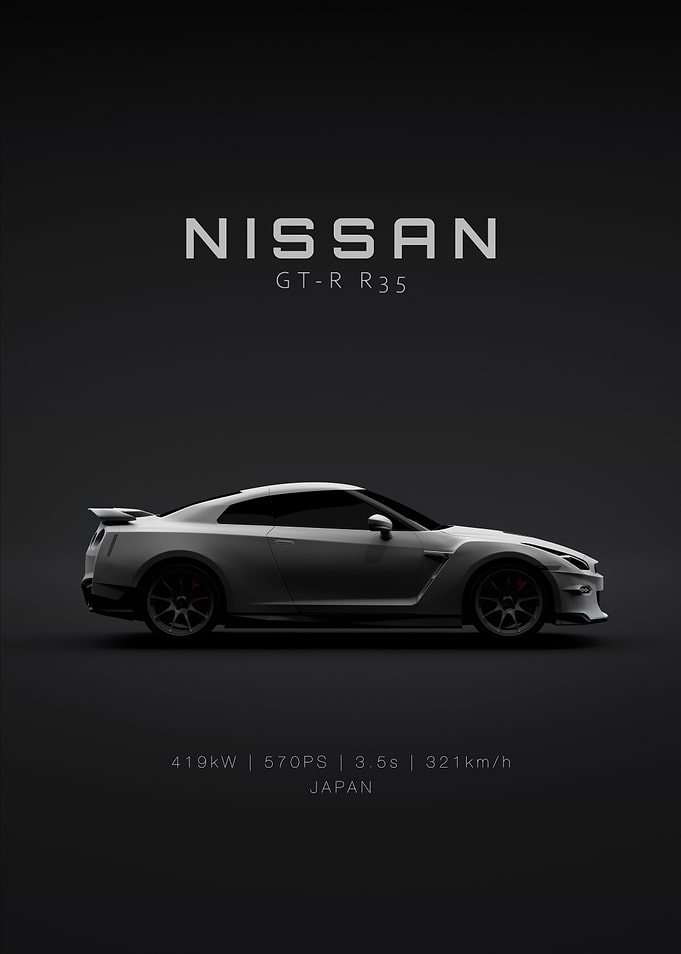 Nissan GTR 2024 White