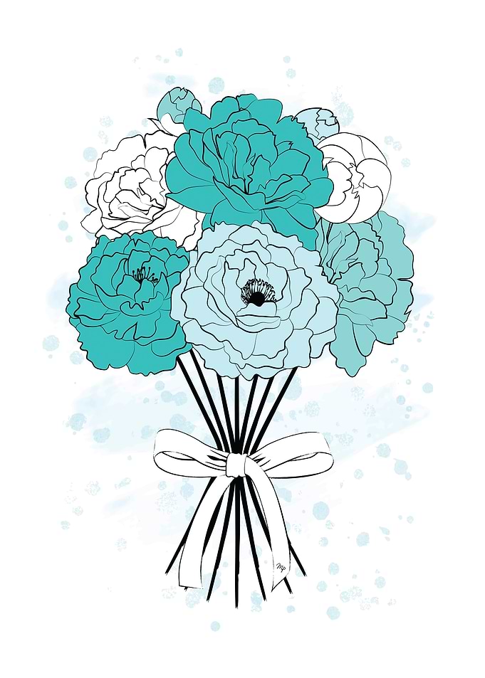 Pink Roses Cone