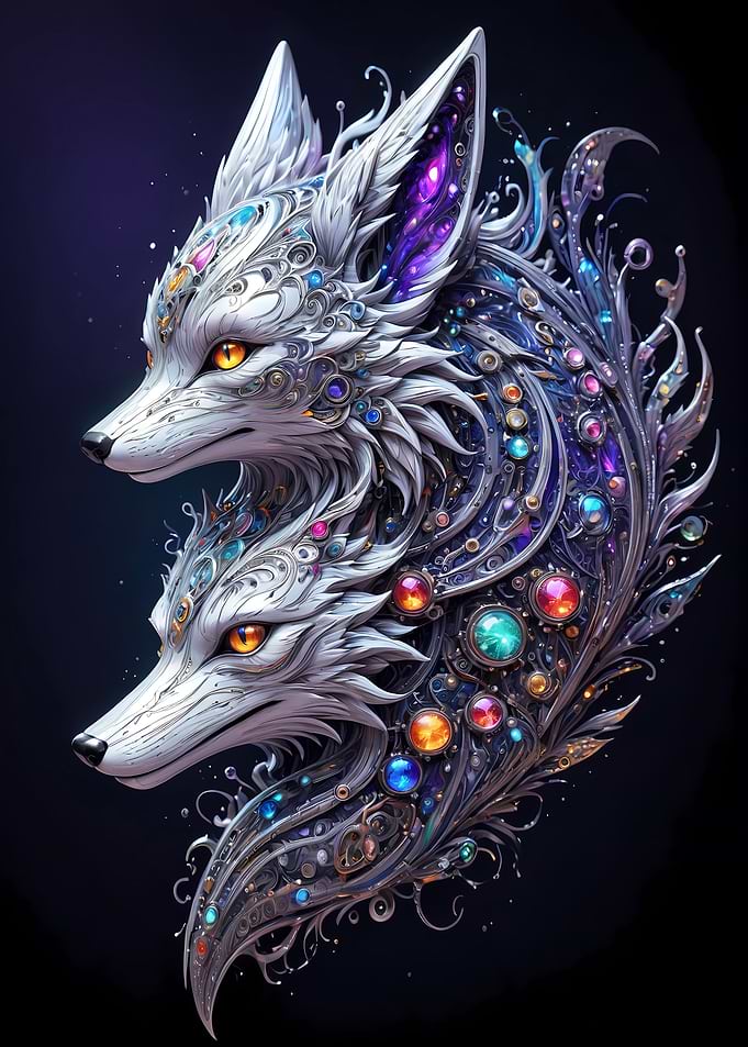 Silver Dual Fox
