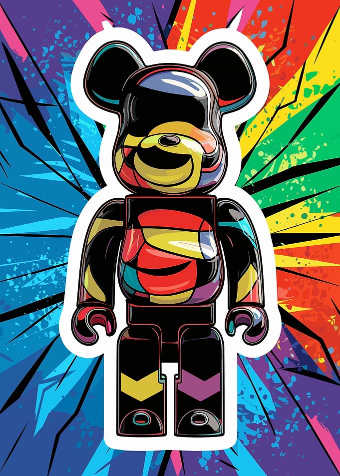 pop art bearbrick