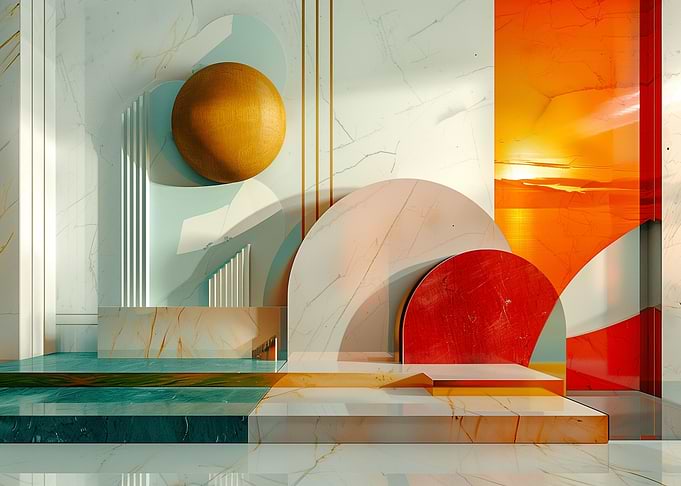 3d Geometric Abstract Art