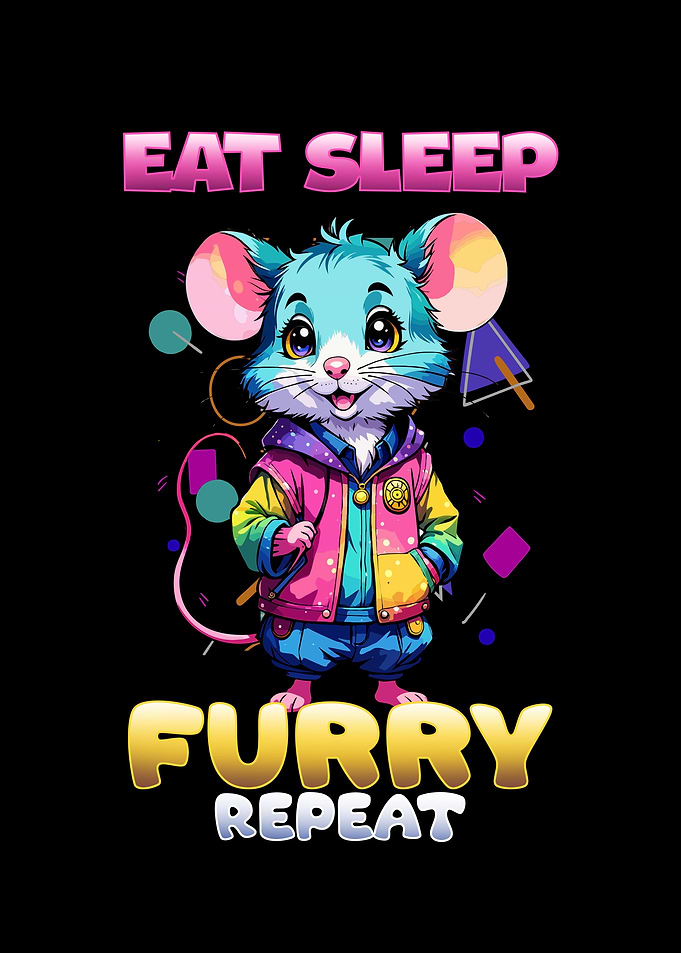 Eat Sleep Furry Repeat