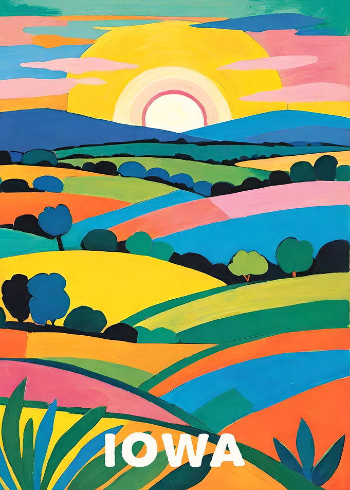 Iowa in Vivid Colors