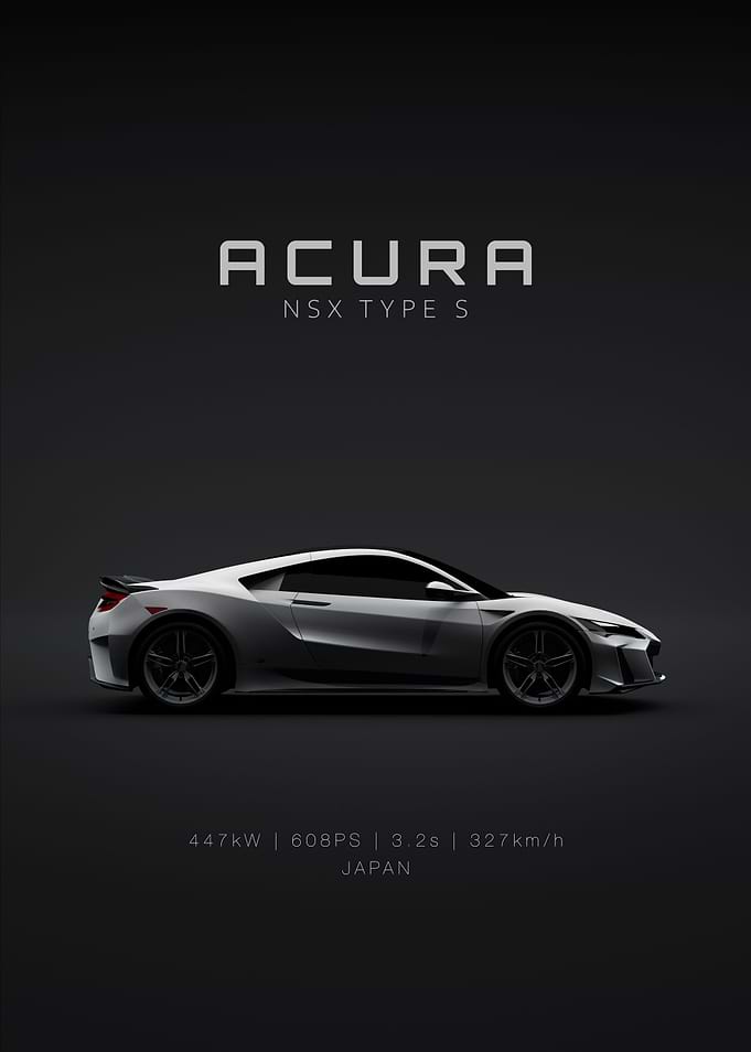 Acura NSX Type S White