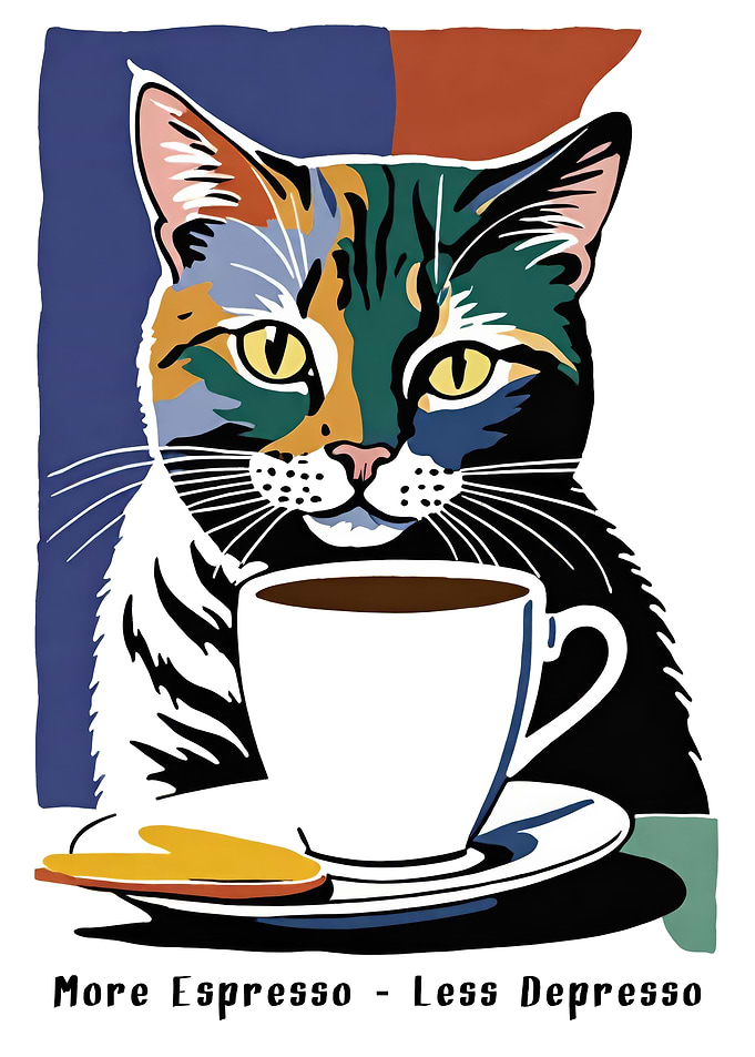 Cute Coffee Poster